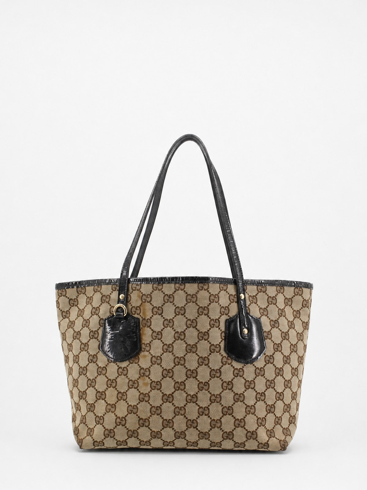 Gucci Shoulder Bag Brown Canvas