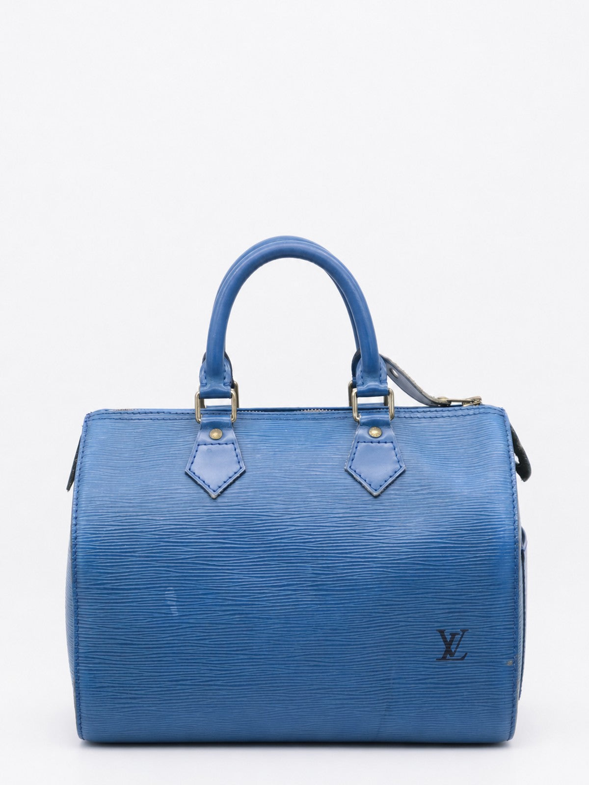 Louis Vuitton Speedy 25 Blue Epi leather
