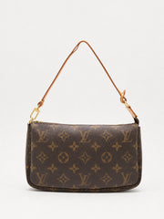 Louis Vuitton Accessories Pochette Brown Canvas