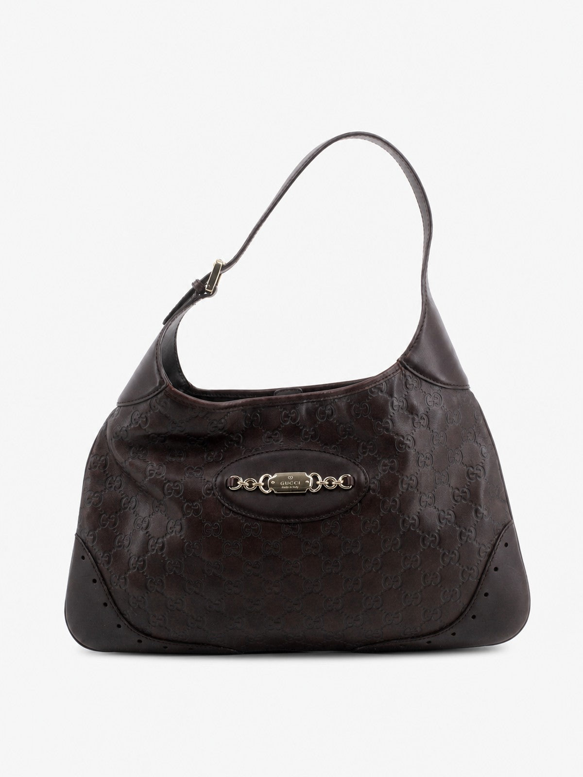 Gucci Shoulder Bag Bordeaux Leather